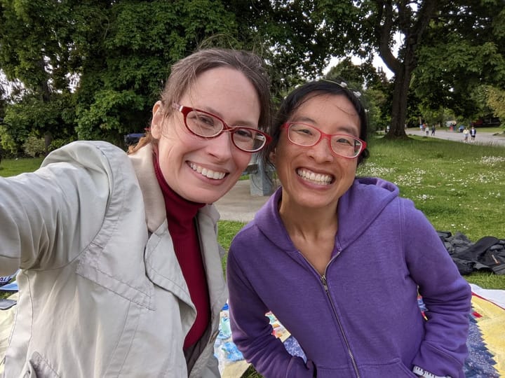 Amy Sundberg and Shannon Cheng of People Power Washington